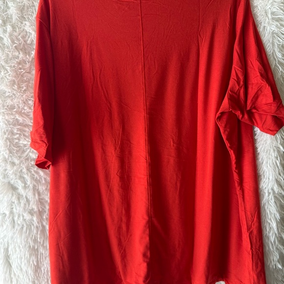 ASICS Men's Short Sleeve Red T-Shirt size 3XL New - Picture 5 of 5